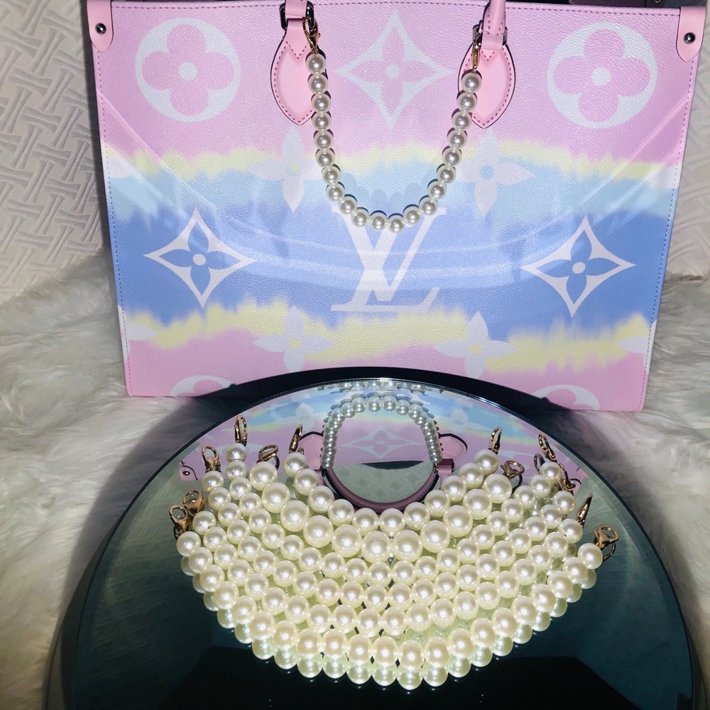 Pearl & Crystal bag charms/strap